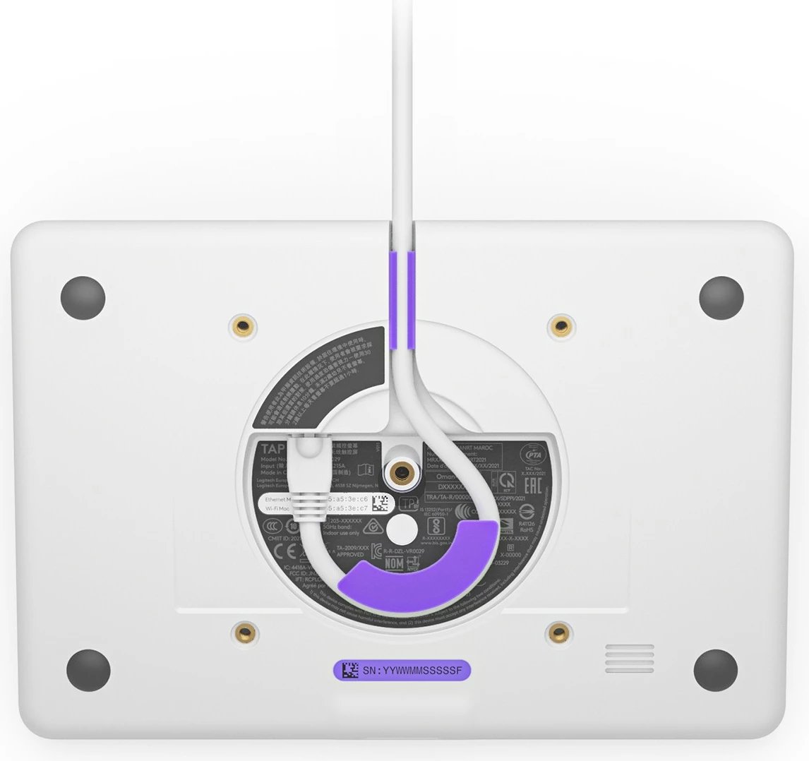 Kontrollues me prekje Logitech Tap IP, 10.1", 1280 x 800, Wi-Fi, Bluetooth, i bardhë