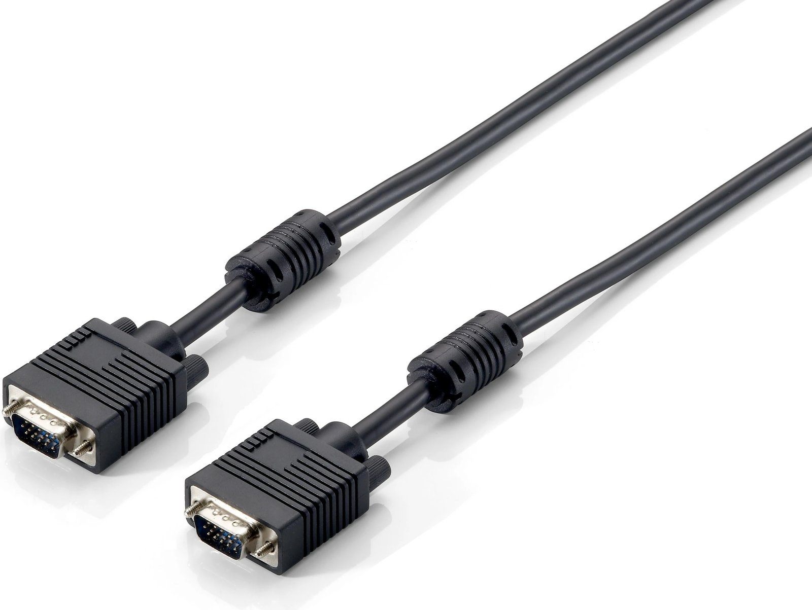 Kabllo VGA Equip HD15, 20m, e zezë