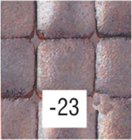 Mozaikë keramike NEXT 22136-23, 5x5x3mm, Gri metalike, Paketim me 100 copë