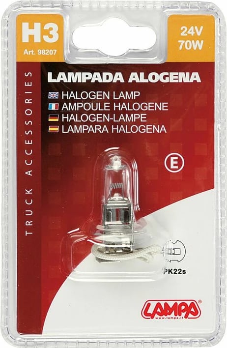 Lampa H3 24v  Blister