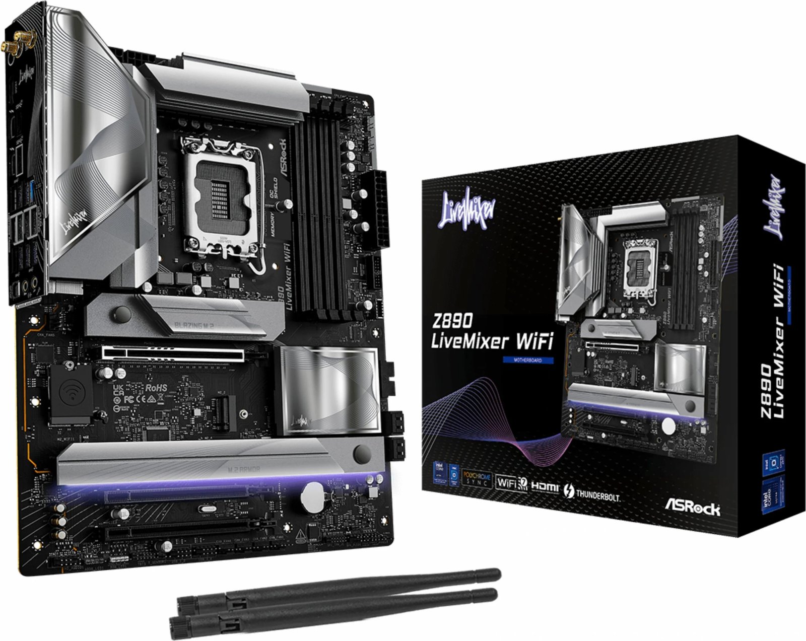 Pllakë amë ASRock Z890 LiveMixer WiFi, Intel, WiFi, e zezë