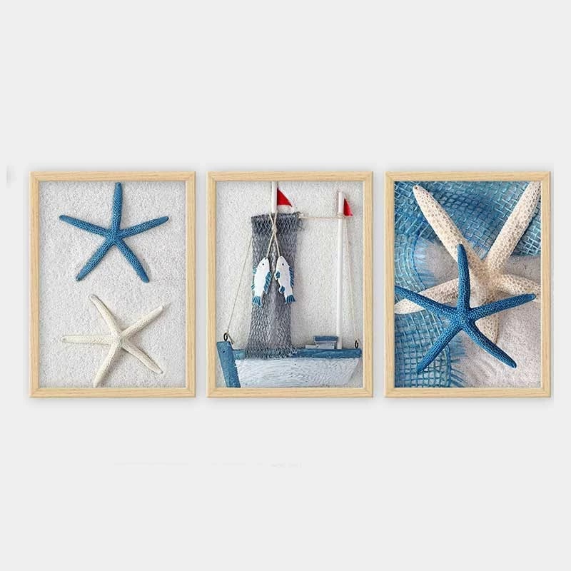 Pikturë dekorative me kornizë (3 copë), Wallity, 3NTC_35445214_3545