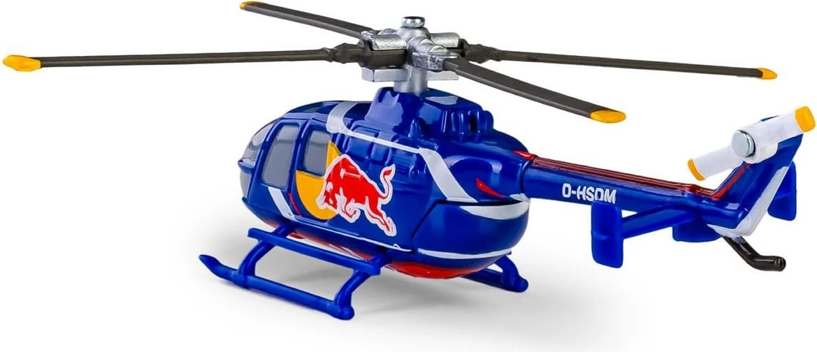 Model helikopter Daffi MBB BO 105 The Flying Bulls, 1:90, Metal/Plastikë, Blu