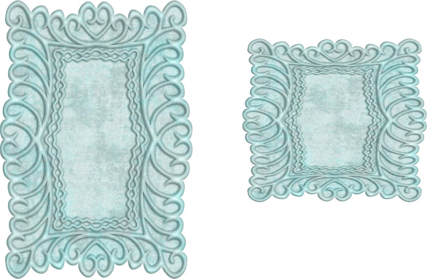 Set tapetash për banjo, ngjyrë kaltër, Mijolnir, 21016115Mv, 2 copë