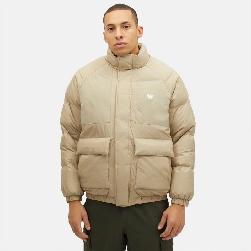 Jakne për meshkuj New Balance, bezhë