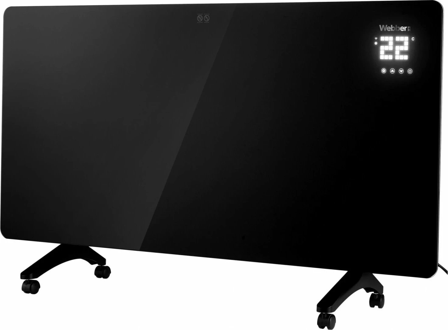 Ngrohës Webber Aura IGH720, 720W, ekran LED, kontroll me aplikacion, i zi