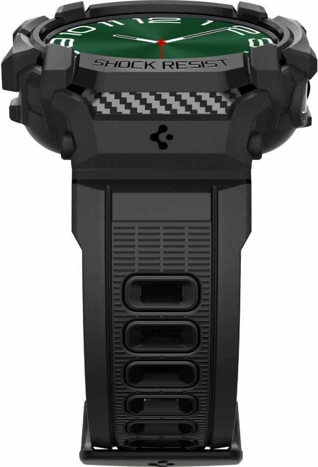 Mbështjellës Spigen Rugged Armor Pro për Samsung Galaxy Watch Ultra 47mm, i zi