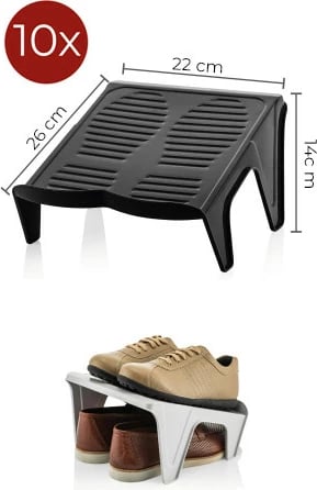 Set rampash për këpuca (10 copë), Aberto Design, 08007-10