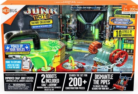 Hexbug Junkbots Small Factory Habitat - Sector 44 Research Lab Playset