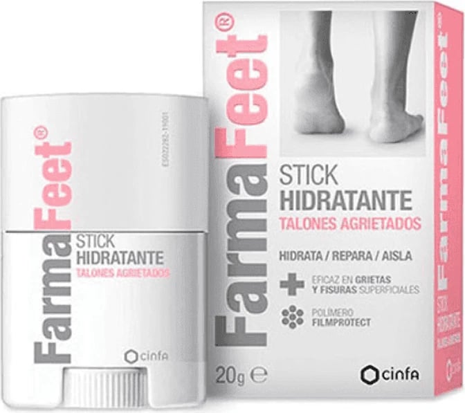 Stick hidratues për thembra të çara Cinfa FarmaFeet 20g