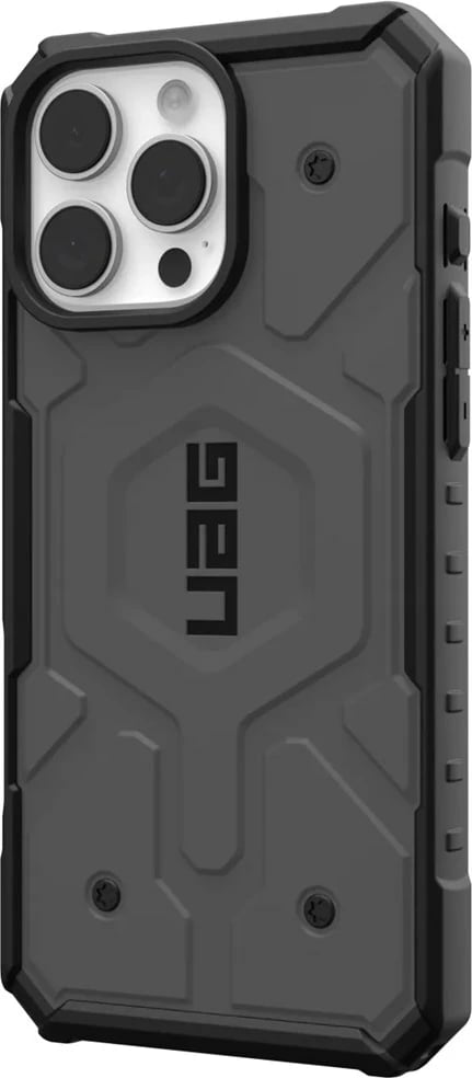 Mbështjellës Urban Armor Gear Pathfinder për celular, për Apple, 17.5 cm (6.9"), TPU, argjend