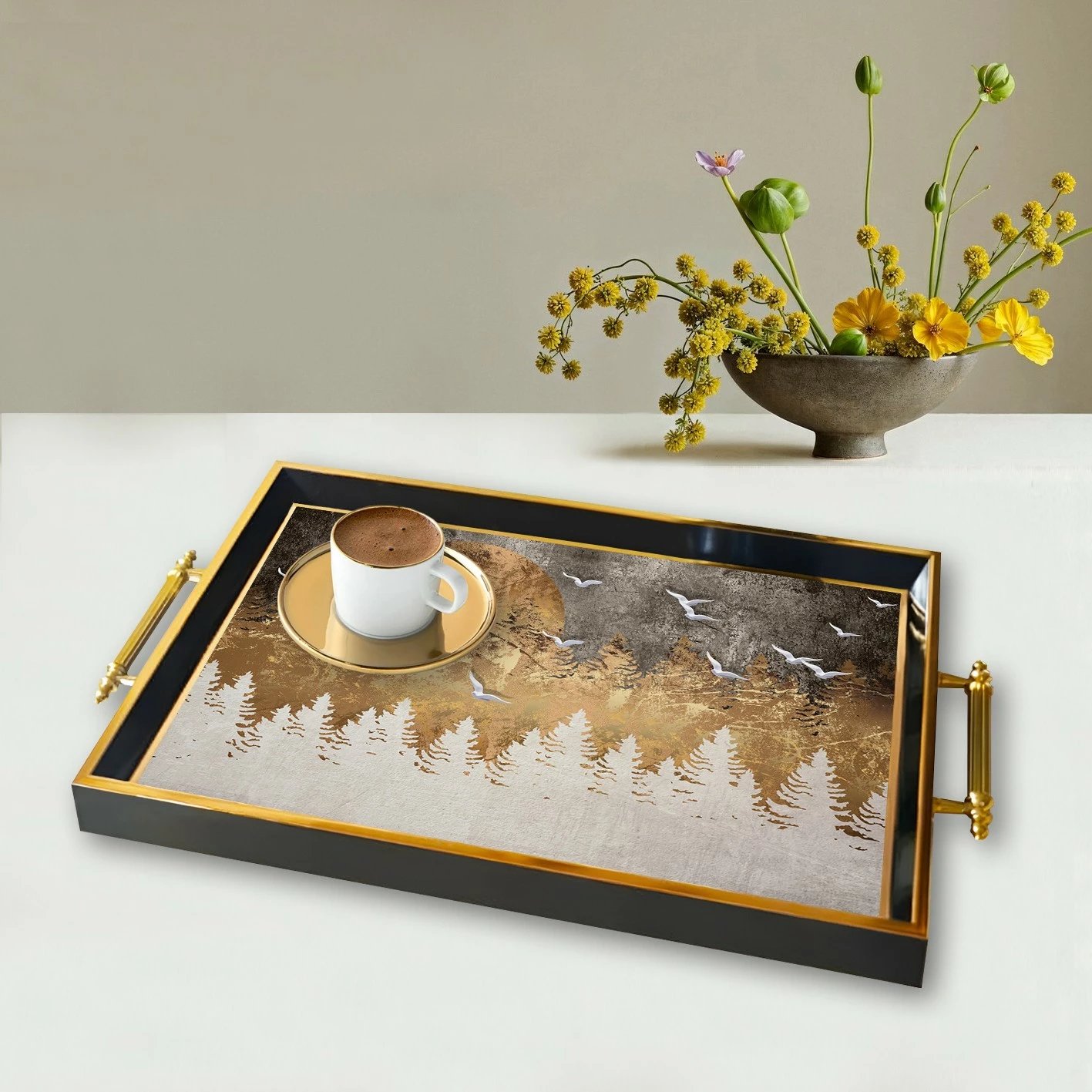 Tabaka qelqi Aberto Design, shumëngjyrëshe, TPA9885