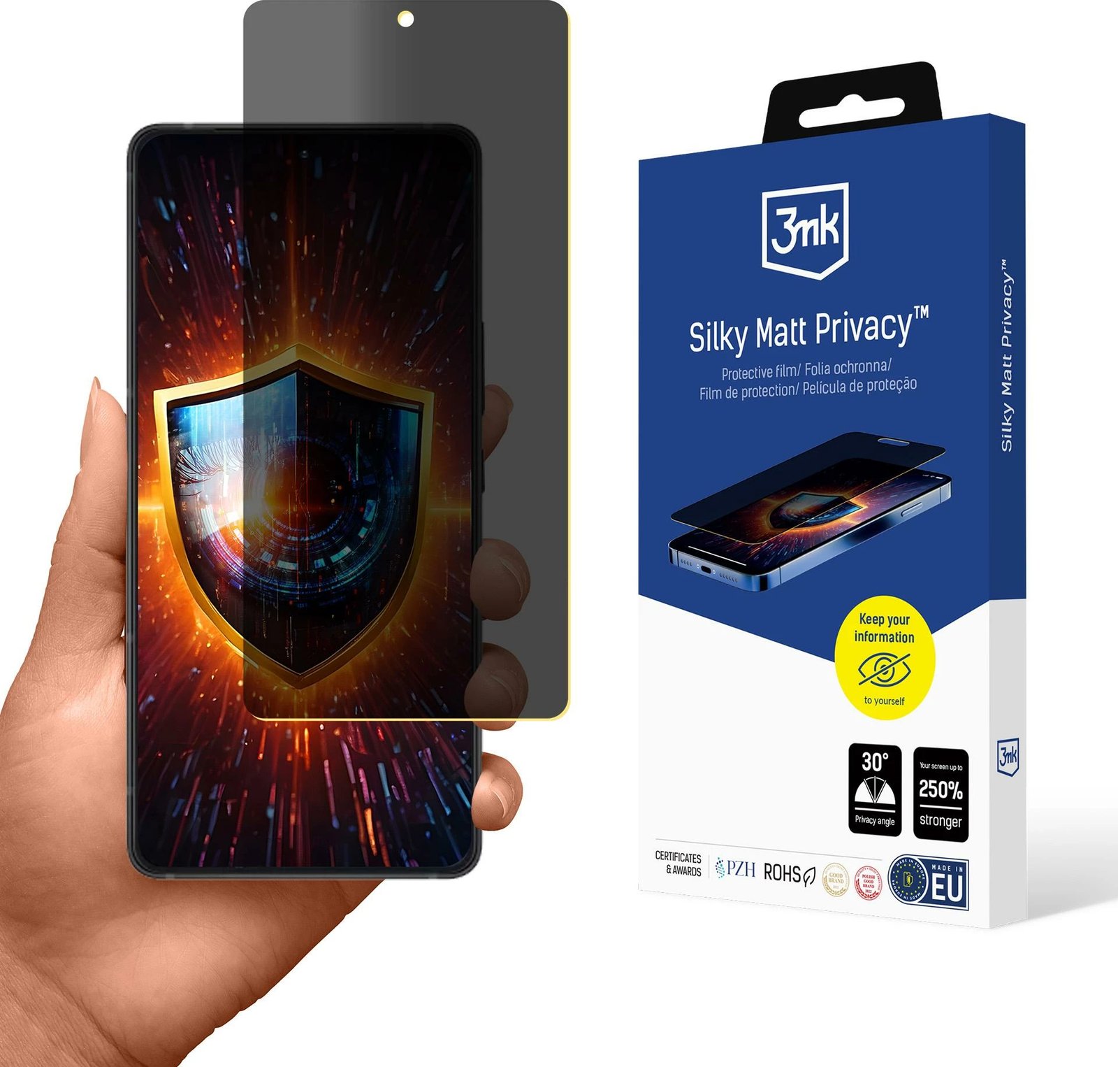 Film privatësie 3mk Silky Matt Privacy për Asus Zenfone 12 Ultra