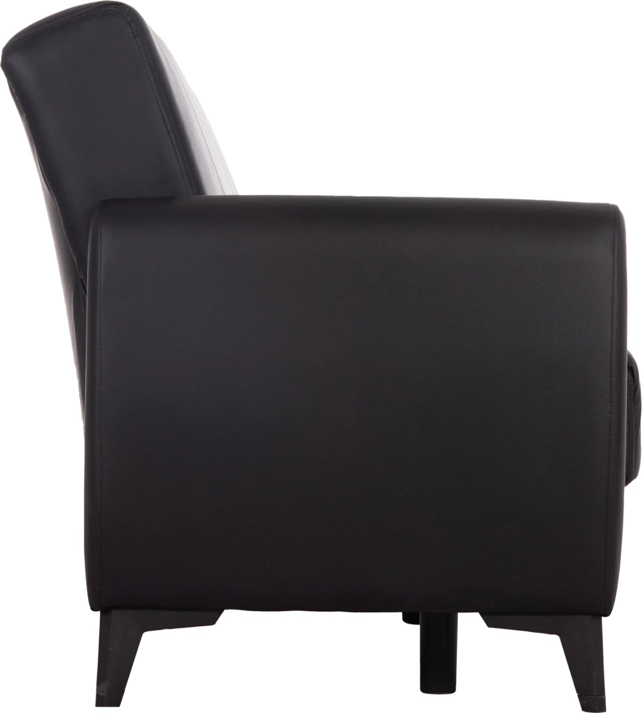 Divan-krevat treshe me hapësirë për depo, ngjyrë e zezë, NIKKO FH3292.11, 207x80x82cm