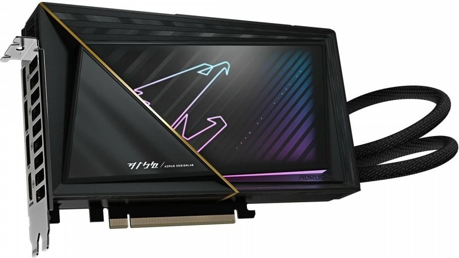 Kartë grafike Gigabyte AORUS GeForce RTX 5080 XTREME WATERFORCE 16G, 16 GB DDR7, Ftohje me ujë