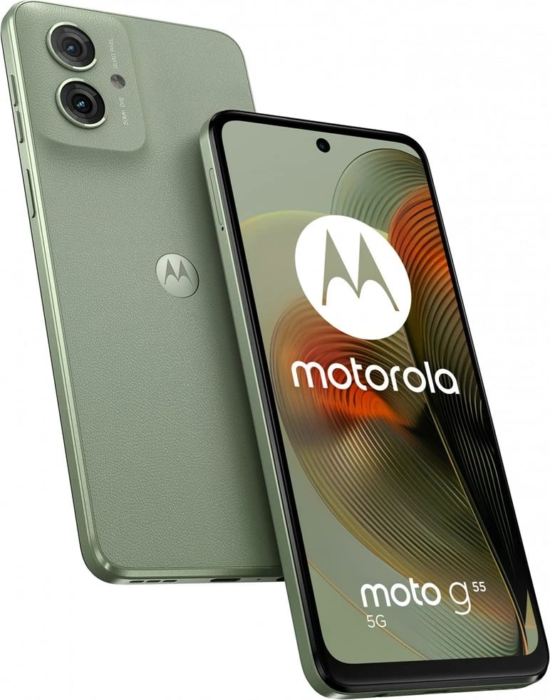 Celular Motorola moto g55 5G, 6.49", 8 GB RAM, 256 GB, i gjelbër