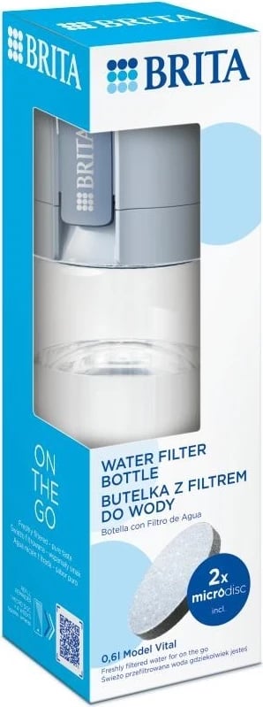 Shishe filtruese uji Brita Vital, 2L, e kaltër 