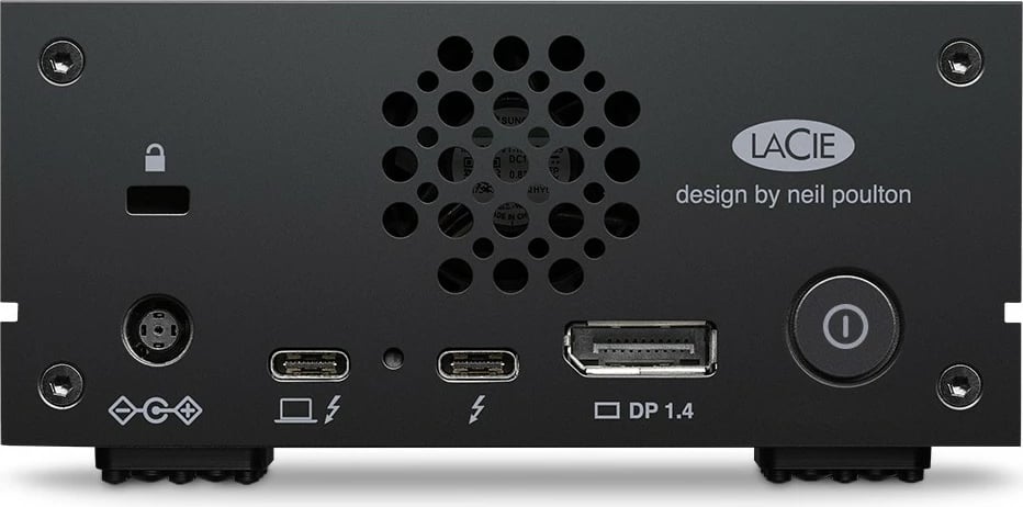 SSD LaCie 1big Dock Pro, 4 TB, USB Type-A, 3.2 Gen 1, 2800 MB/s, Ngjyrë e zezë