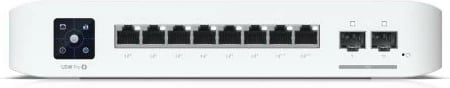 Switch i menaxhuar Ubiquiti USW-PRO-8-POE, 8 porta, PoE+, PoE++, 2x SFP+, i bardhë