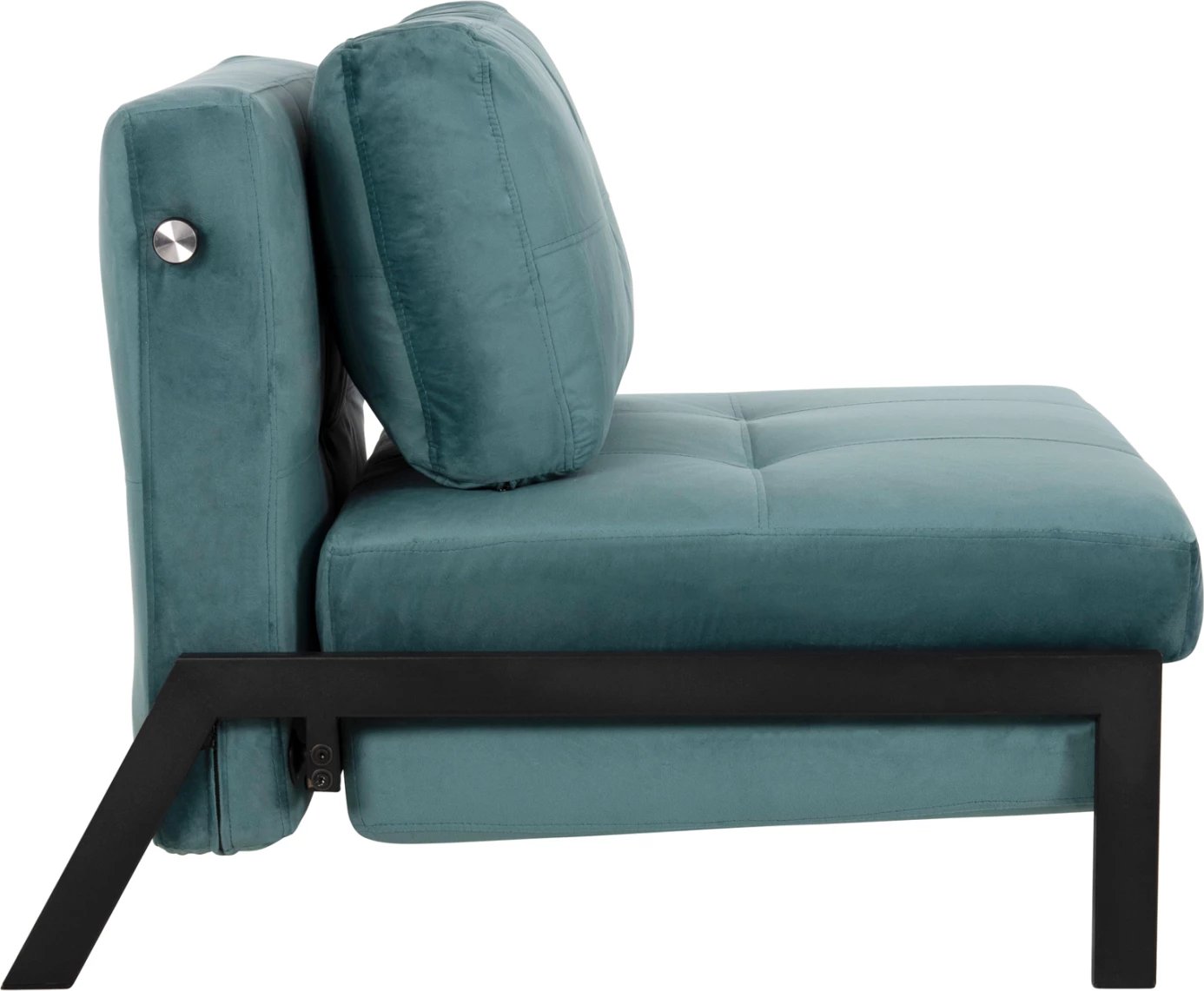 Karrige-shtrat CONSTANCE FH3078.15, kadife ngjyrë turkuaz, 95x92x66H cm