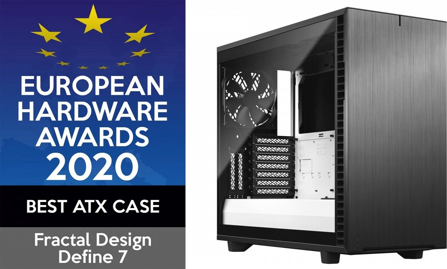 Kasë Fractal Design Define 7, Midi Tower, FD-C-DEF7A-01, e zezë