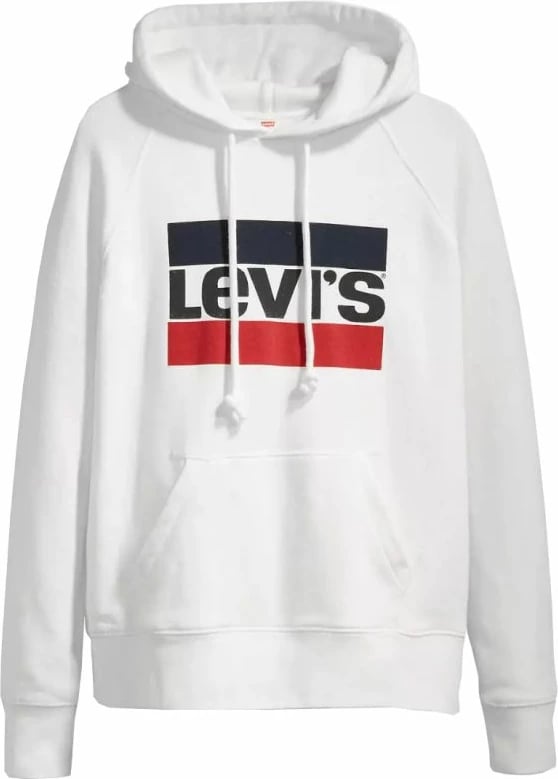 Bluze me Kapuç Levis për Femra, e Bardhë