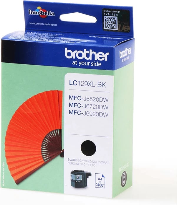 Kasetë boje Brother LC-129XL-BK 50 ml deri 2400 faqe e zezë