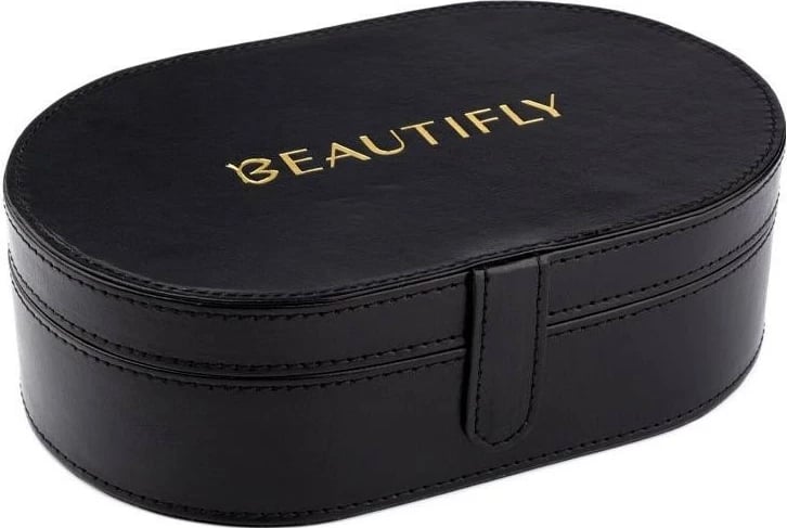 Masazhator trupit dhe fytyrës Beautifly Therm Body Revive, 10 nivele intensiteti, 3 nivele temperature, ngjyrë e artë