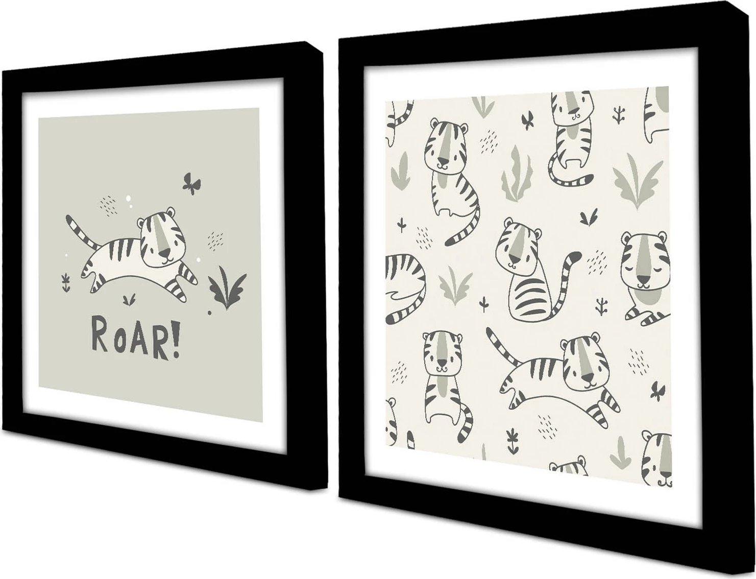 Pikturë dekorative me kornizë MDF (2 copë), Wallity, 2P3333SCT-019