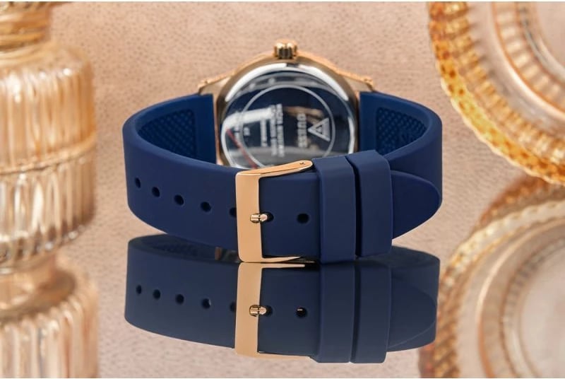 Orë dore Guess për femra, navy blue