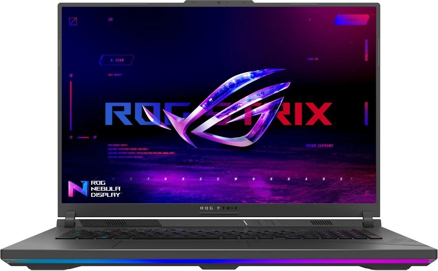 Laptop gaming Asus ROG Strix SCAR G18 G814JIR-N6009W, i9-14980HX, 18"-240Hz, 16GB, 1TB, W11Home, RTX4070, gri