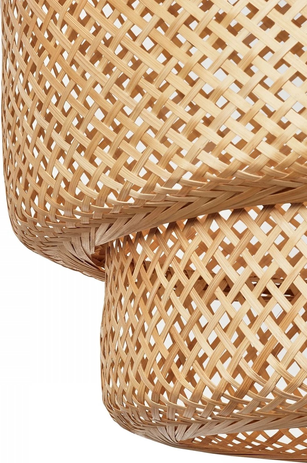 Llambë tavani Opviq, bambu, AYD-3564, bezhë dhe e zezë