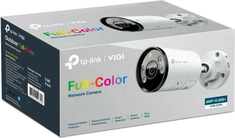 Kamerë sigurie TP-LINK VIGI C345, 4MP, Bullet, 4mm, Bardhë