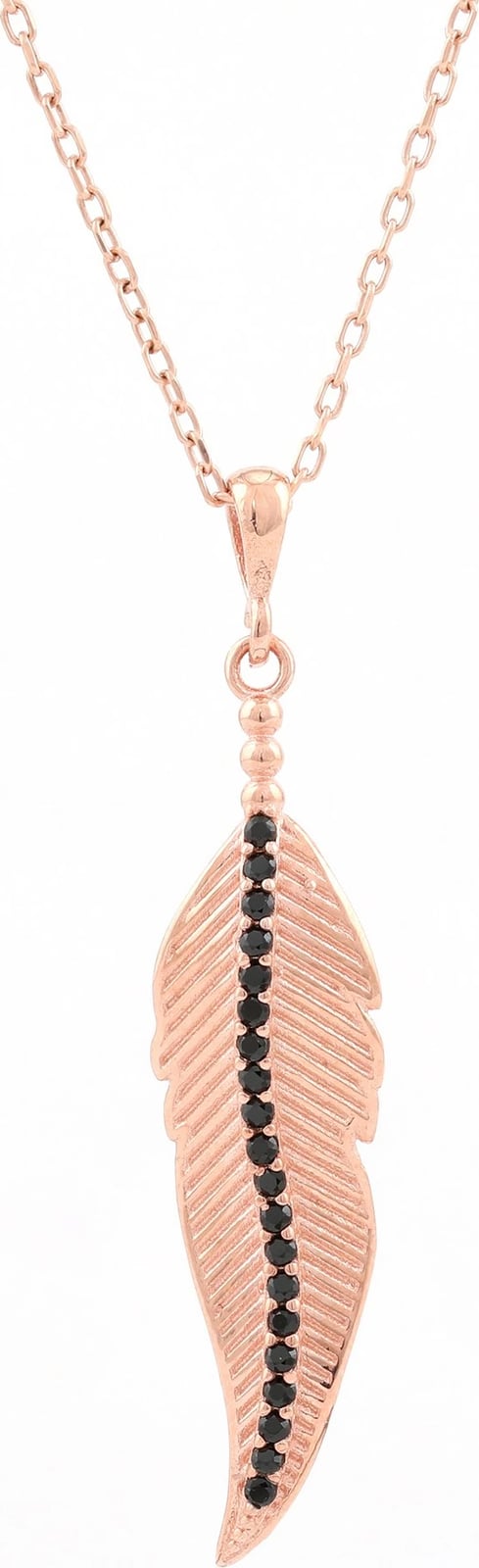 Varëse argjendi Jumeon, ngjyrë rozë ari dhe e zezë, 10899SYH