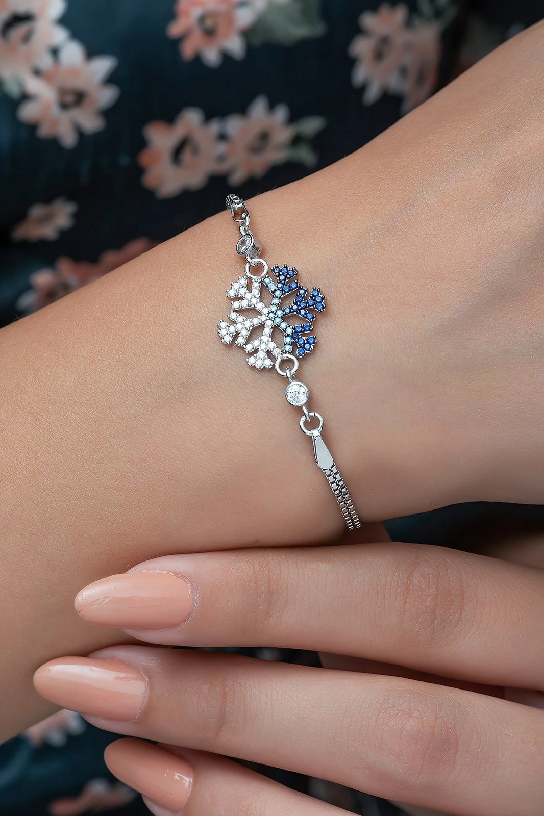 Byzylyk argjendi, Jumeon, TRDYL819, ngjyrë argjendi, kaltër e bardhë