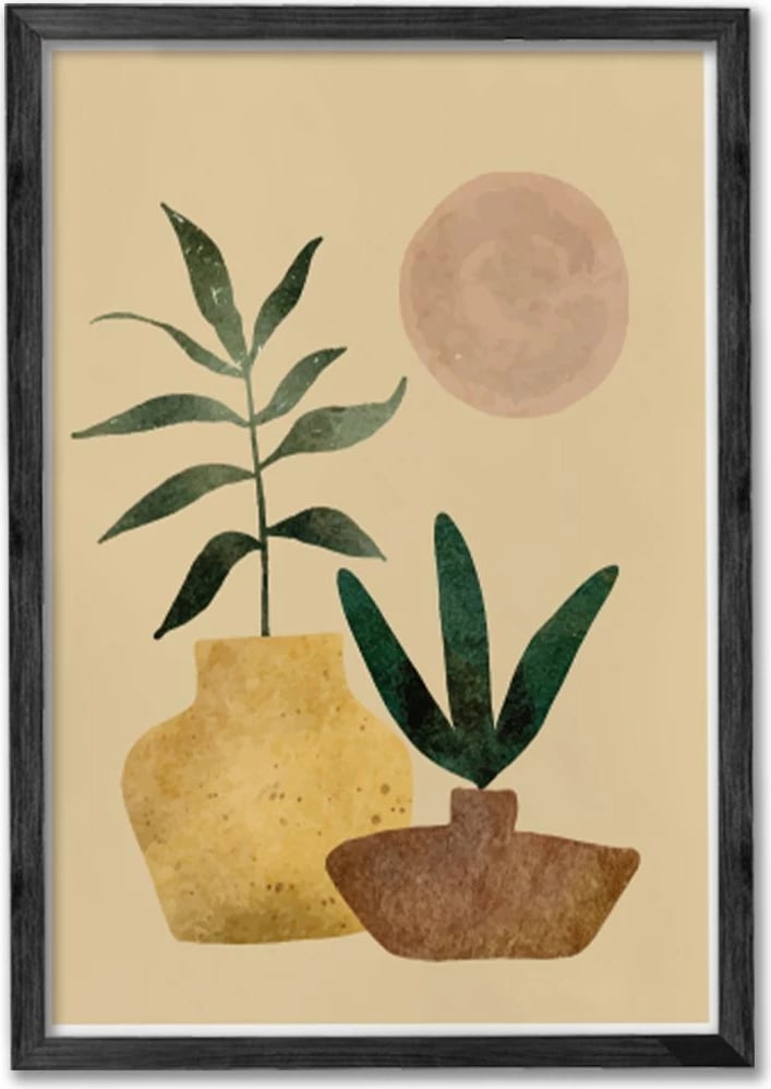 Pikturë dekorative me kornizë (3 copë), Wallity, Ersy3Syhcrv28