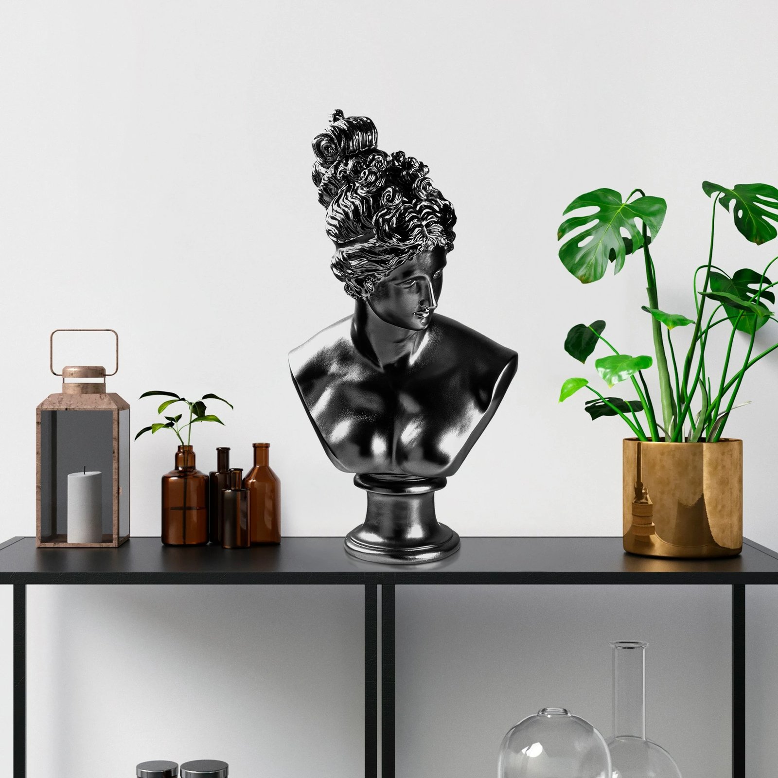 Objekt dekorativ Evila Originals, Yak-037-C, ngjyrë e zezë Objekt dekorativ Evila Originals, Yak-037-C, ngjyrë e zezë