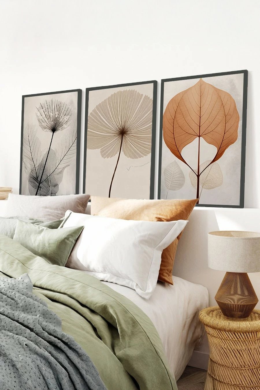 Pikturë dekorative me kornizë MDF (3 copë), Wallity, Huhu481S, 30x40cm