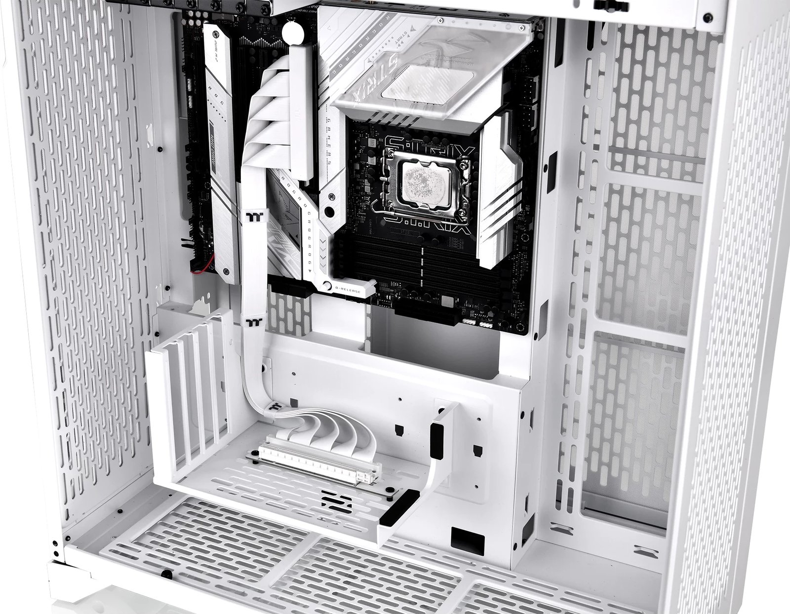 Kabllo riser PCI-E 4.0 Thermaltake 400mm Snow, e bardhë