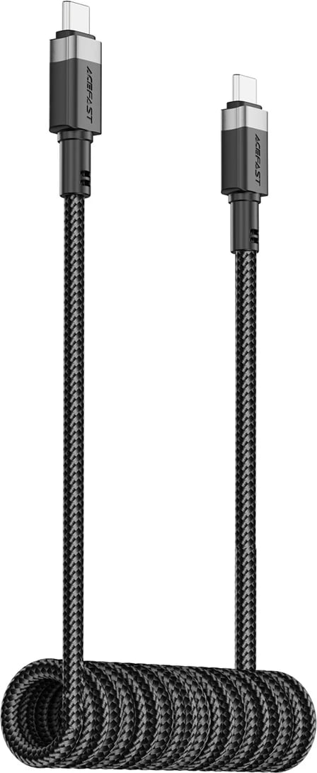 Kabllo USB-C në USB-C Acefast C14-03, 1.2m, 3A, 480Mb/s, e zezë