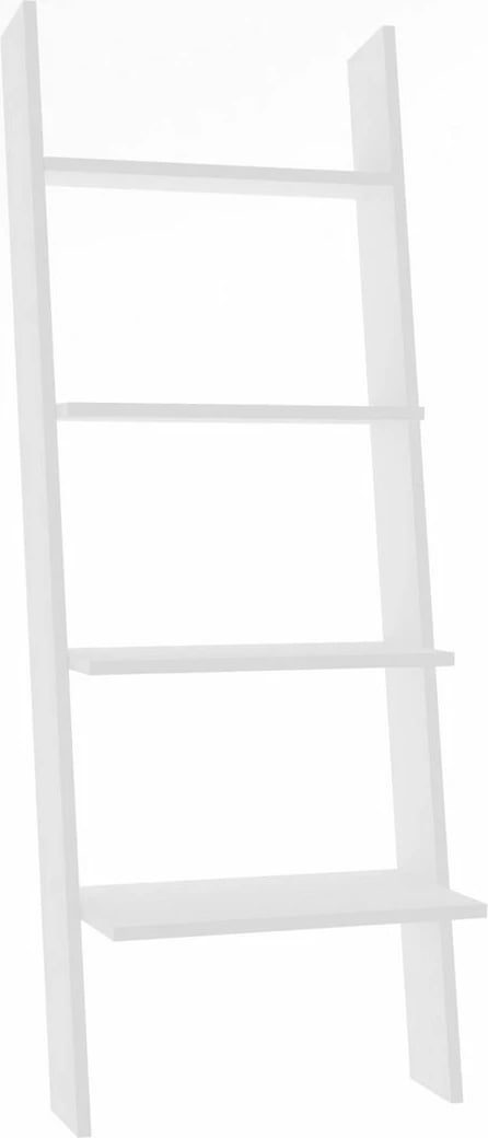 Raft librash Hanah Home, i bardhë, stil skandinav