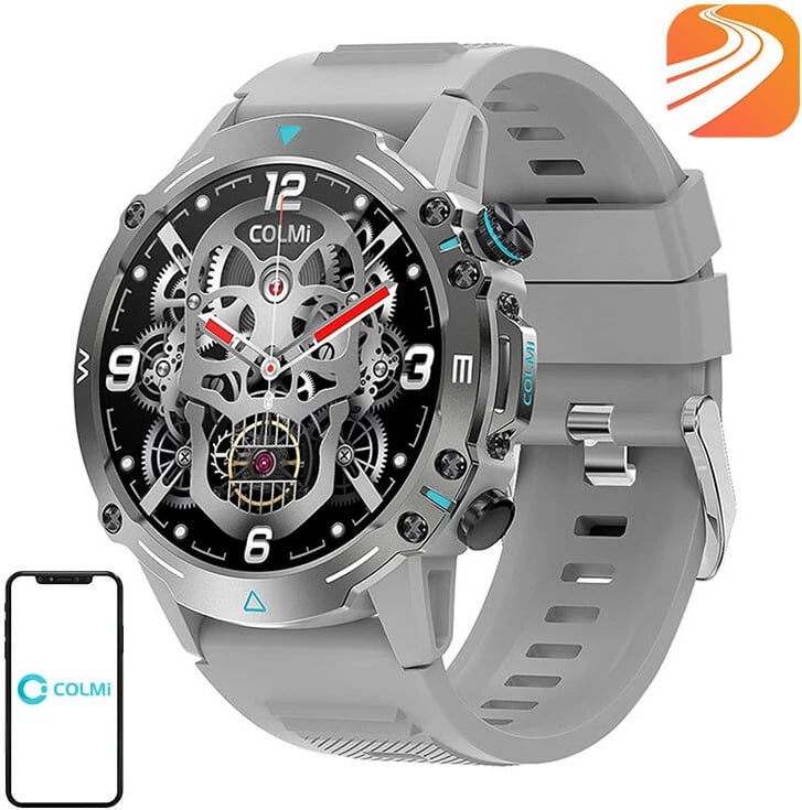 Smartwatch Colmi M42, 1.43", AMOLED, 410mAh, IP68, Silver
