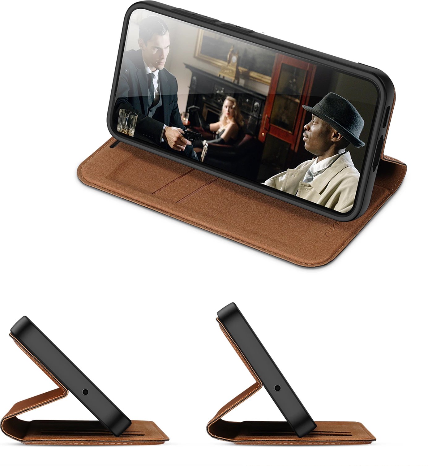 Mbështjellës Dux Ducis Skin X2 për Samsung Galaxy S23+, me kapak, portofol dhe qëndrim, Kafe Mbështjellës Dux Ducis Skin X2 për Samsung Galaxy S23+, me kapak, portofol dhe qëndrim, Kafe
