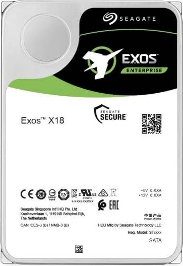 Disk HDD Seagate Exos X18, Serial ATA III, 3.5", 16000GB