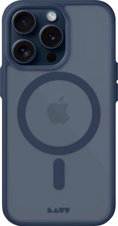 Mbështjellës LAUT Huex Protect me MagSafe për iPhone 15 Pro, kaltër e errët