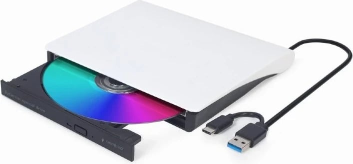Disk i jashtëm Gembird DVD-USB-03-BW, i bardhë 