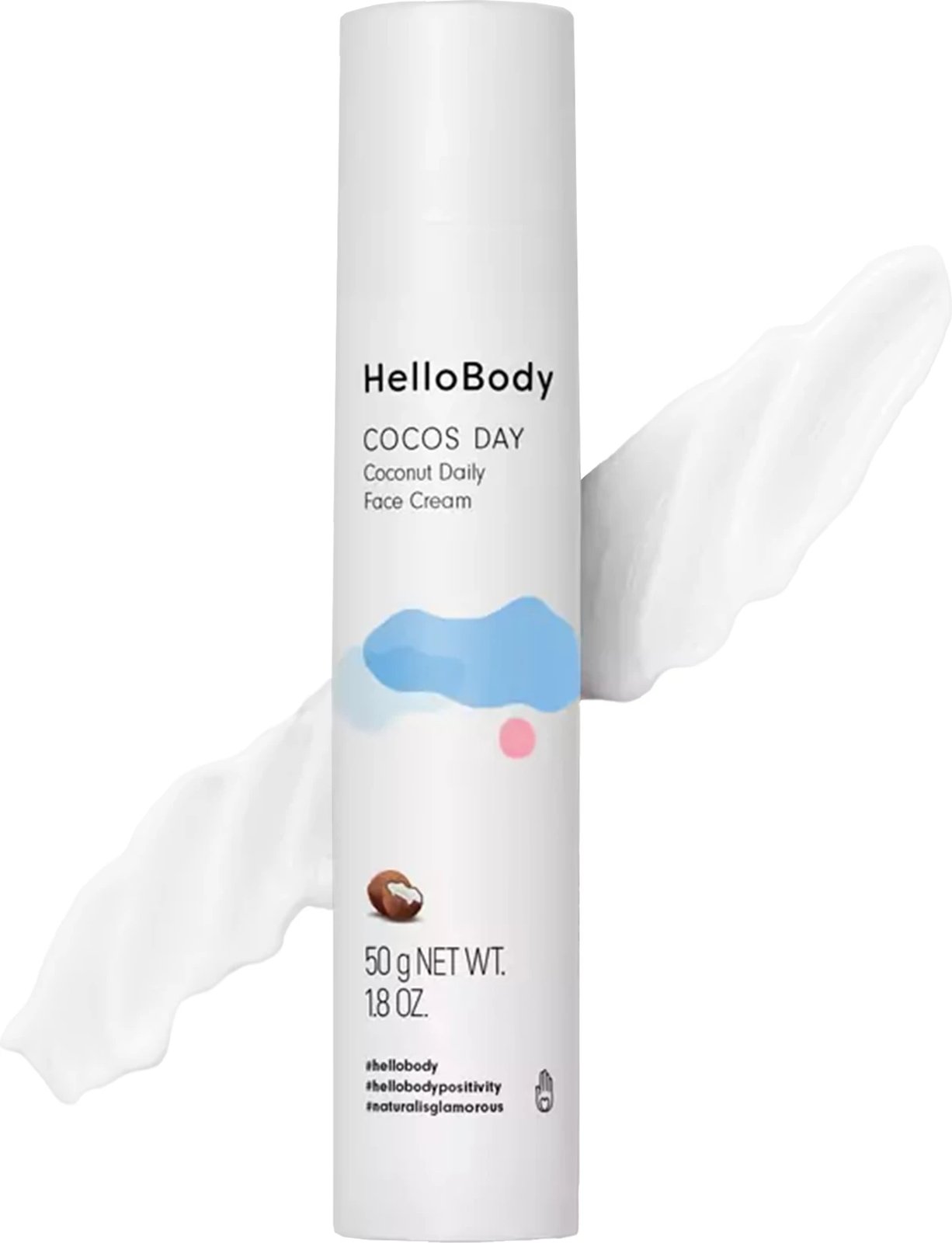 Krem hidratues për fytyrë HelloBody, 50 ml