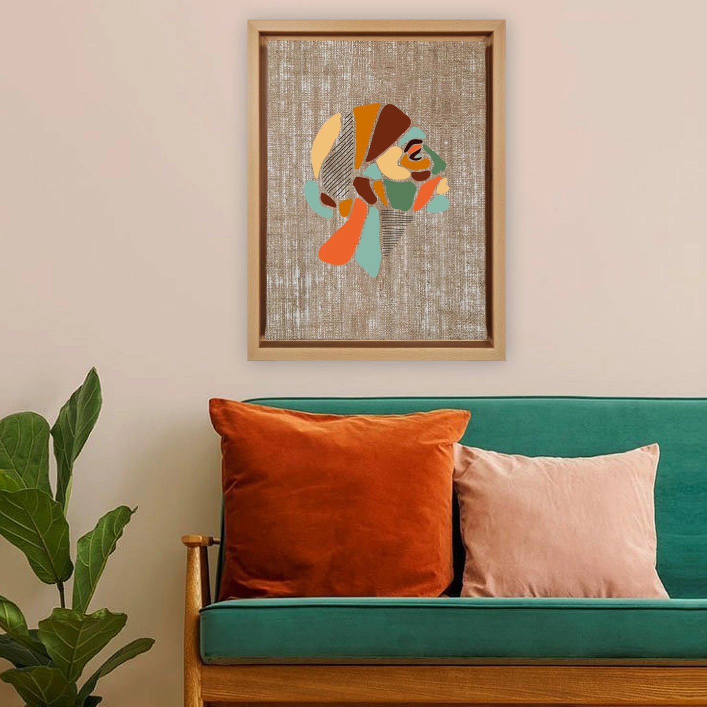 Pikturë dekorative në kanavacë, shumëngjyrëshe, Wallity, LNJ419278570113 - 4666