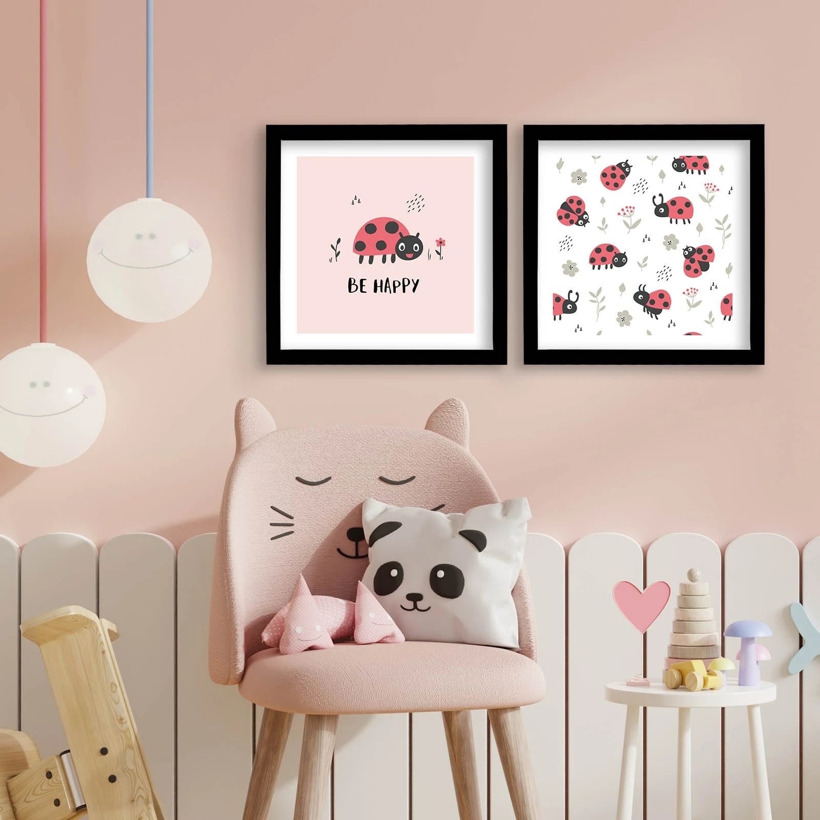 Pikturë dekorative me kornizë MDF (2 copë), Wallity, 2P3333SCT-008