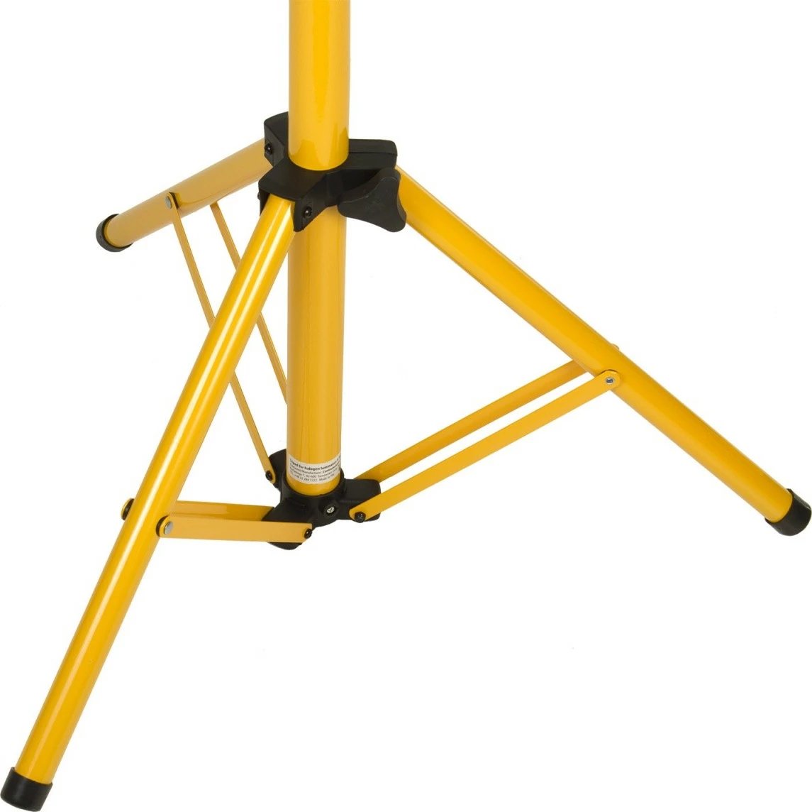 Stativ për reflektorë Maclean MCE583, për dy LED, i palosshëm, i verdhë/zi